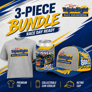 Bathurst Retro Tee + Cap + Can Cooler Bundle